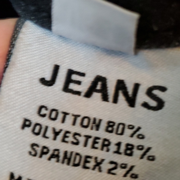 ladies sz 4 black flare tengfu denim jeans nwt - Picture 5 of 5